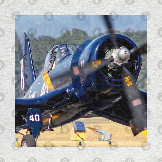 F4U-7 Corsair close-up by acefox1